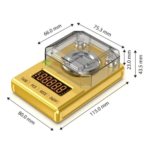 Cross border Precision Milligram Electronic Scale Weighing Medicine Special Balance Scale 50G 0001g High Precision Gold Scale