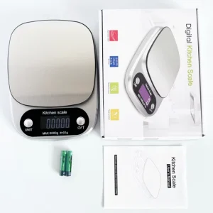 Cross-border Stainless Steel Electronic Kitchen Scale Model 1620 Precision Kitchen Use for Baking Food Coffee Tea Commercial