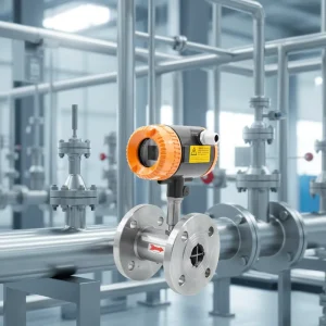 Cryogenic Liquid Turbine Flowmeter 316 Stainless Steel Digital with Flange Connection for LNG Liquid Nitrogen Water Transfer