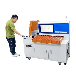 Custom 11 Channels Ac220V 50Hz Automatic Cylindrical Cell Sorting Equipment Lithium Cell Sorting Machine