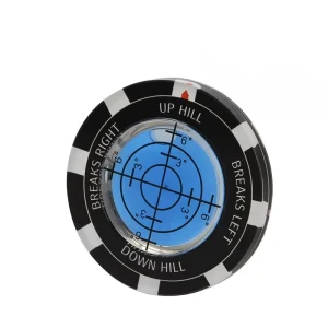Custom 40*5mm Acrylic Golf Slope Reader Bubble Level Marker Industrial Golf Course Equipment