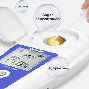 Custom Automatic Digital Wine Hydrometer Brix Meter Digital Refractometer for Sugar Content Measurement