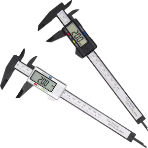 Custom Carbon Calipers Measuring Tools Electronic Vernier Calipers 150mm Plastic Digital Calipers