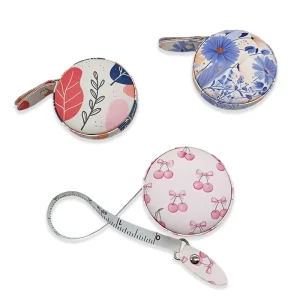 Custom Logo Leather Plastic Retractable Tape Measure Sewing Ruler Gift Personalized Mini Body Measuring Tape