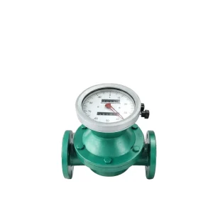 Custom Mechanical Bidirectional Stainless Steel Oil Flow Meter with +/-0.5% Accuracy for Corrosive Liquids High Viscosity Fluids