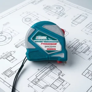 Custom Metric Self-winding Brake Waist Measuring Tape Full Color Printing 5m Length 19mm Blade Width ABS Plastic+PVC