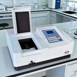 Custom OEM Uv Vis Spectrophotometer 320 1100 nm 1800V Benchtop Exact Spectrophotometer with Lcd Display
