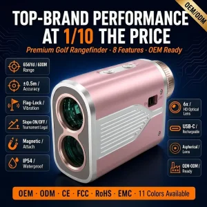 Custom Portable Mini Laser Range Finder for Golf Outdoor Sports Shooting Hunting Telescope Golf Rangefinder