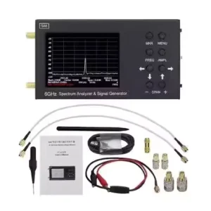 Custom Portable Spectrum Analyzer with Touch Screen Signal Generator Signal Tester SA6 3.2 in