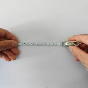 Custom Retractable Metal Tape Measure Keychain with Dual Scale 1.2m 4ft