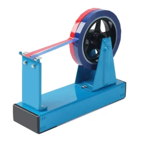 Custom Tape Dispenser Weighted Full Metal Base Compact Vertical Blade Blue Thick Powder Coated Kraft Tape Dispenser