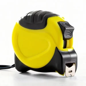Custom Tape Measure with Logo Rubber ABS Case Easy Read Imperial Metric Retractable Blade and Double Lock Button Measurement