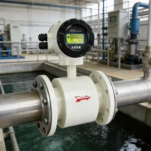 Customizable Digital Production R&D RS485 Bidirectional High Accuracy Magnetic Flow Meter DN300 for Sewage Domestic Water