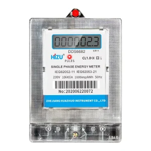 Customizable Wall Mounted Single Phase Economy Electronic Energy Meter LCD Display High Cost Effective for Household Use