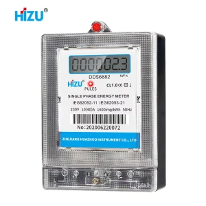 Customizable Wall Mounted Single Phase Electronic Energy Meter