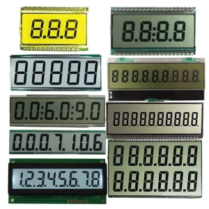 Customization Pulsar 150 Speedometer 7 Segments LCD Digital Fuel Dispenser Energy Meter Panel 2.8V 5V Serial I2C Jiarui
