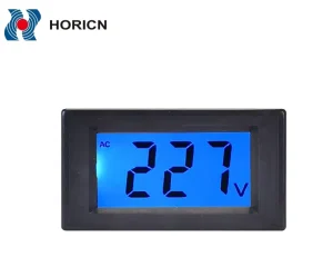 Customized 227V Single-Phase LCD AC Voltmeter Energy Meters with Display Current Voltage Frequency Meter Timer Switch