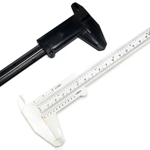 Customized Different Colors 150mm Plastic Eyebrow Vernier Caliper Ruler Measuring Brows Areola Microblading Slide Calipers