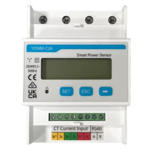 Customized Digital Energy Meter CE UKCA RCM Certified Three Phase Solar Photovoltaic Inverter with RS485 Modbus LCD Rail