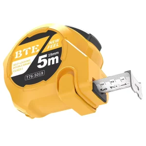 Customized Logo Magnetic Hook 5m Stainless Steel Metric High Precision Tape High-Visibility Blade Push-Button Lock Assisted