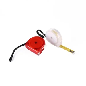 Customized Logo Steel Measuring Tape 2 or 3 Meter Tape Measure with Ring