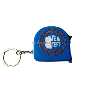 Customized Mini Tape Measure 2M Portable Tape Measure Advertising Gift Plastic Tape Measure with Custom Logo