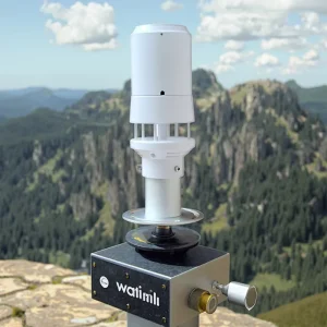 Customized Support OEM & ODM Temperature Humidity Wind Speed and Direction 6 in 1 Compact Weather Station Ultrasonic Anemometer