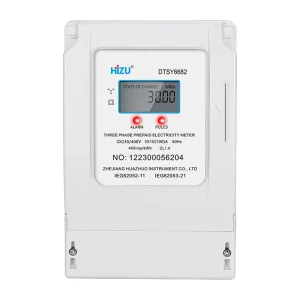 Customized Three Phase Card Insertion Prepaid Energy Meter