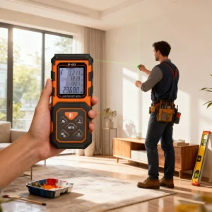 D Series D-40 100m Laser Distance Meter Measure Tape Rangefinder for Construction