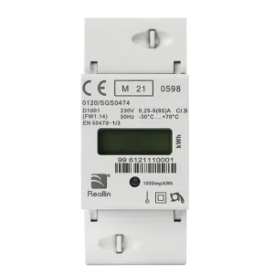 D1001 MID Energy Meter Class 1 Din Rail Smart Meter Pulse Output Single Phase kWh Meter for AC Charging Pile