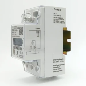 D1006-BFC/D Single Phase Frequency Meter 65A MID UL Certificates for Power Monitoring EV Charging Pile RS485 Connected