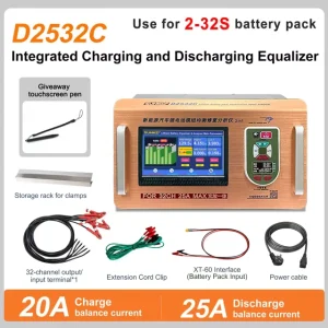 D2532C D2532 D2524C D2524 Battery Testers 1.25~25A Current Measurement LifePO4 Analyzer LFP Cells Balancer 15-20V Battery
