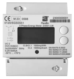 D3001 LM10 Serial Din Rail Energy Meter Three Phase AC Kwh Meter