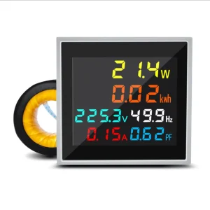 D48 Multiple Monitoring Electricity Parameter Power Meter Can Measure Voltage Current Power Factor Frequency kwh Meter