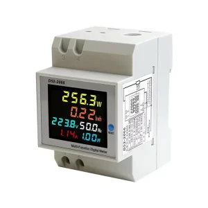 D52 Digital Energy Frequency Meter 6 In 1 AC Monitor Single Phase LCD Volt Amp KWH Frequency Meter