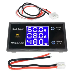 DC 0 100V 10A 999W LCD Digital Voltmeter Ammeter Wattmeter Voltage Current Power Meter Volt Detector Tester Monitor