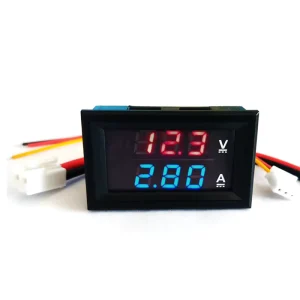 DC 0-100V 10A Voltmeter Ammeter Red + Blue LED Dual Digital Volt Meter Gauge Voltage Current