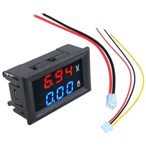 DC 0 100V Digital Multimeter Display Voltage Current Tester 10A 50A 100A LED Dual Display