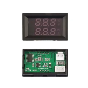 DC 4V-30V Voltage Current Power Meter Red Blue 10A LED Display Digital Voltmeter Ammeter On-Board Shunt Resistor Test DC 0V-100V