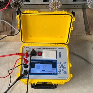 DC 50 100A Micro Ohmmeter Contact Loop Resistance Tester With Input 180V~240VAC 50Hz 60Hz Charging Power Supply