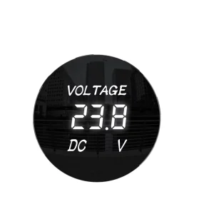 DC 5V-48V Digital Voltage Meter Real-time Voltage Monitor With Color Numerical Voltage Display Waterproof Ammeter Amp Volt Meter