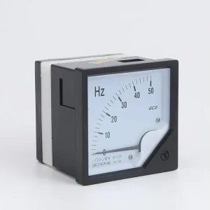 DC 6C2 Analog Frequency Pointer Meter HZ Panel Meter 6C2-HZ 45-55HZ 0-50HZ DC10V 220V Electric Frequency Meter