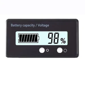 DC 8V 12V 24V 36V 48V 72V Battery Meter Battery Capacity Voltage Monitor Gauge Indicator Lead Acid Lithium Ion Battery Tester