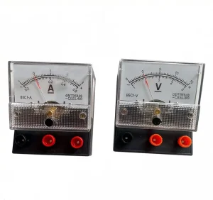 DC Ammeter Voltmeter Physics Experiment Equipment Ampere Meter Volt Meter Teaching Instrument Pointer Type Electric Meter