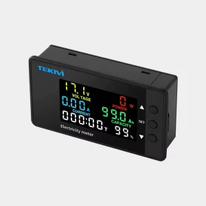 DC Bidirectional Detection 7.5 100V Display Voltage Ammeter Multi function Voltage Current Power Meter