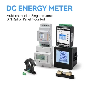 DC KWh Electric Power Watt Voltage Current Ampere Energy Meter