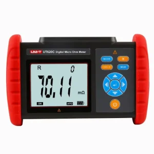 DC Low Resistance Meter Microohm Meter High Precision Microresistance Tester UT620C UT620A UTC620B Handheld
