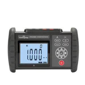 DC Low Resistance Meter Wire Resistance Contact Resistance Measurement Ohm Micro Ohm Meter DT-DL4060 Black