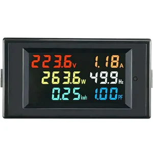 DC Single Phase Digital Voltmeter Ammeter Power Meter Electricity Metering Module 12V 600V 100A LED Display