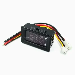 DC0 100V 1A 10A 50A 100A LED DC Dual Digital Current and Voltage Meter